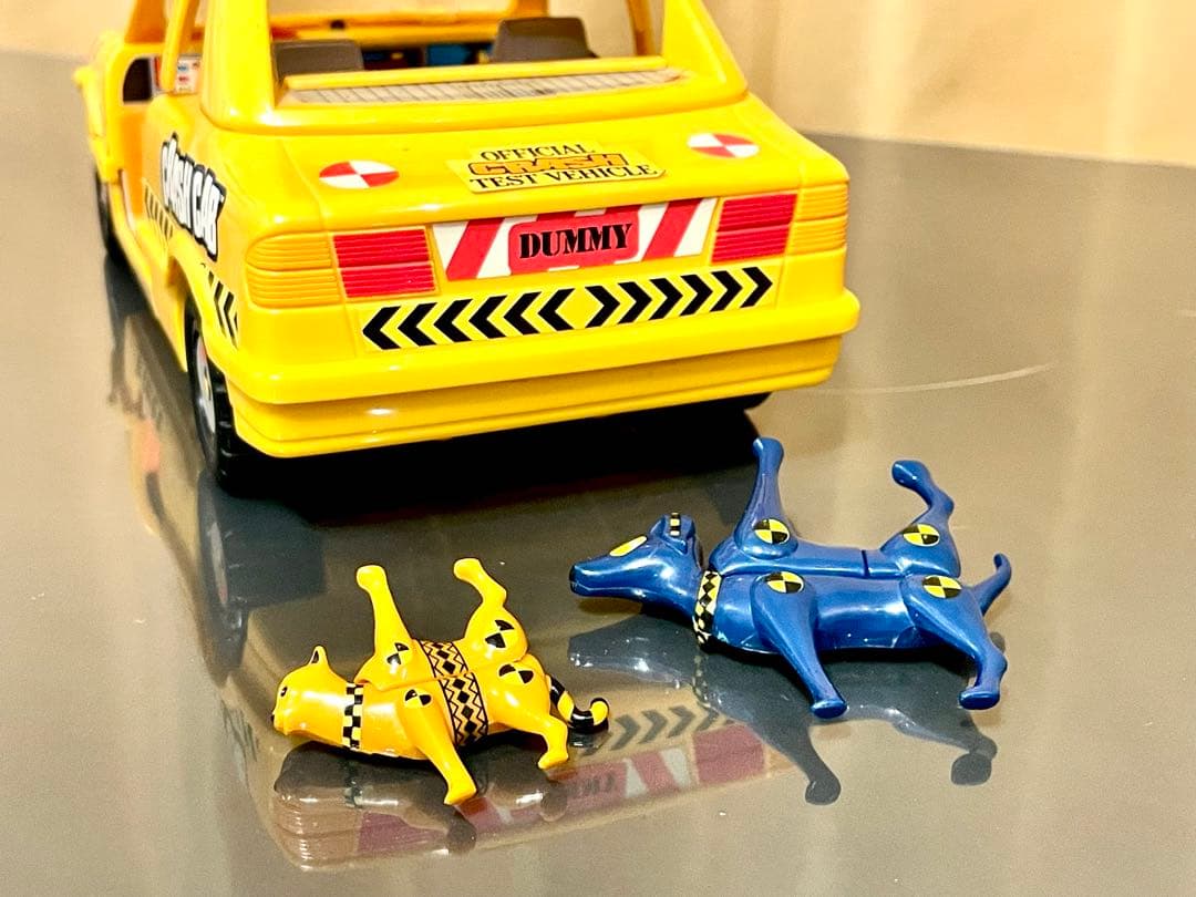 【希少美品】クラッシュダミーズ　フィギュア　ビークル　セット　当時もの