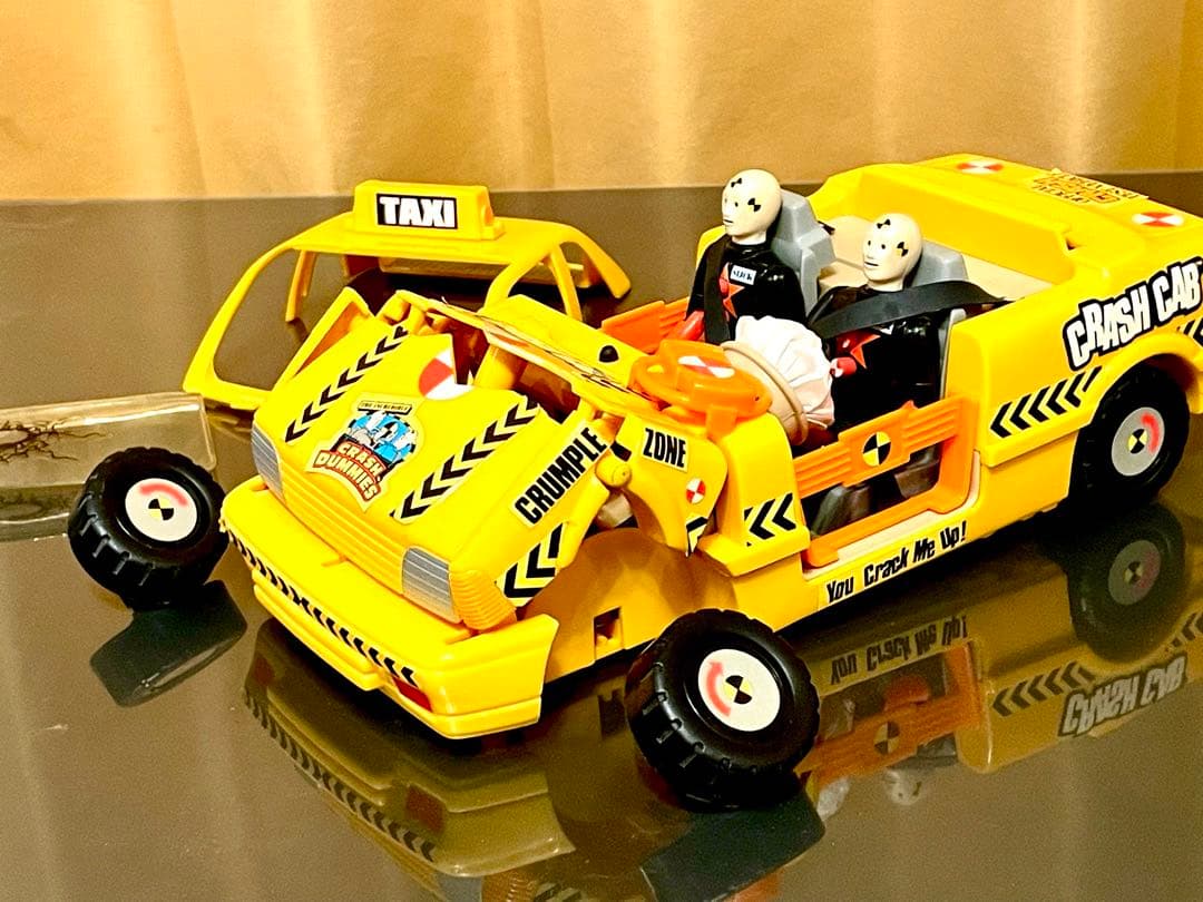 【希少美品】クラッシュダミーズ　フィギュア　ビークル　セット　当時もの