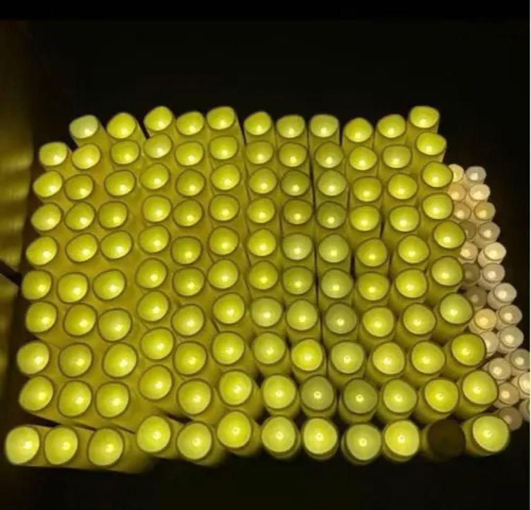 LEDキャンドル143個（電池入り）リモコン付き