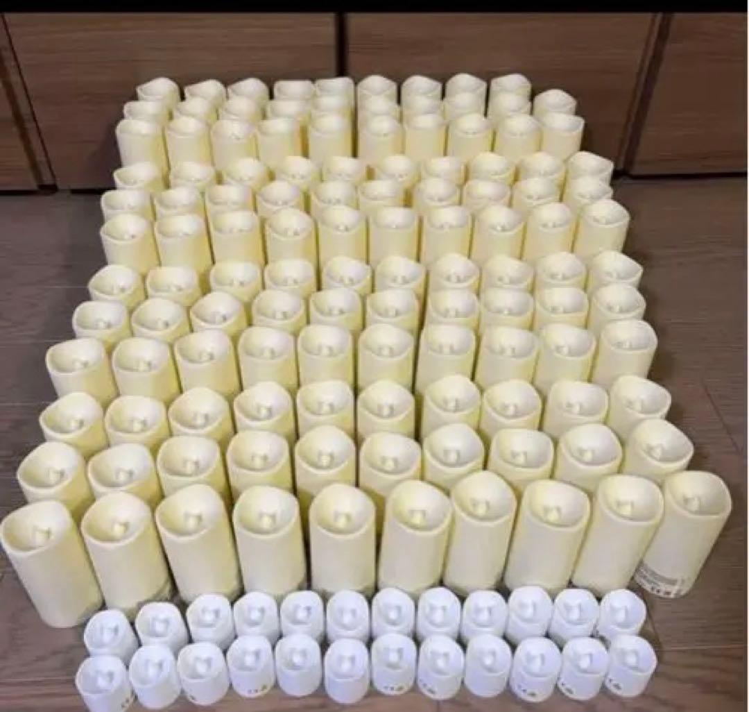 LEDキャンドル143個（電池入り）リモコン付き