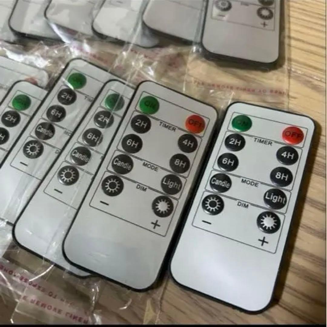 LEDキャンドル143個（電池入り）リモコン付き