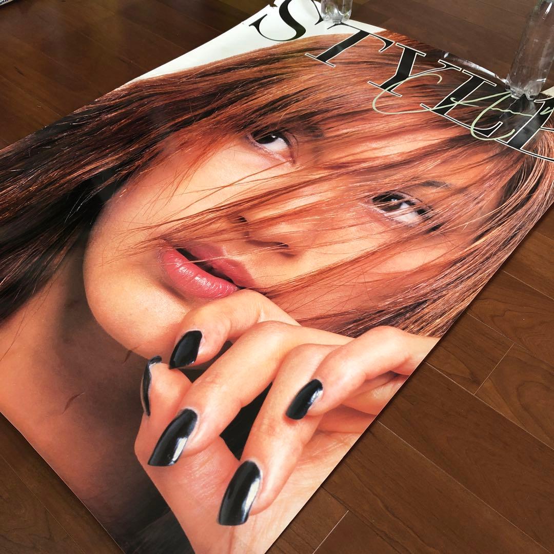 難あり　梅宮アンナ B1特大 ポスター DVD STYLE Annaパナソニック