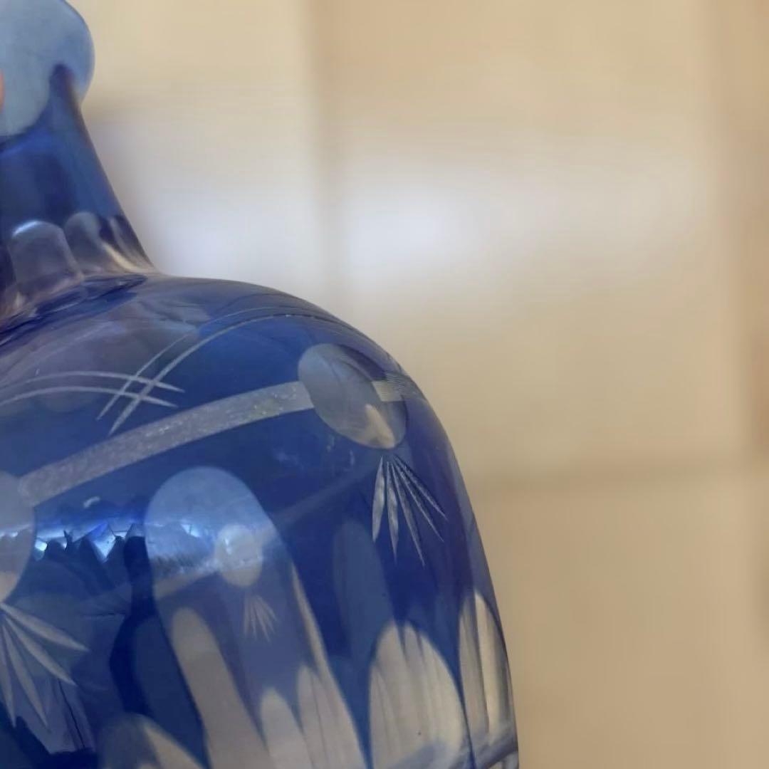 昭和レトロ 切子 水差し 花瓶 - メルカリ