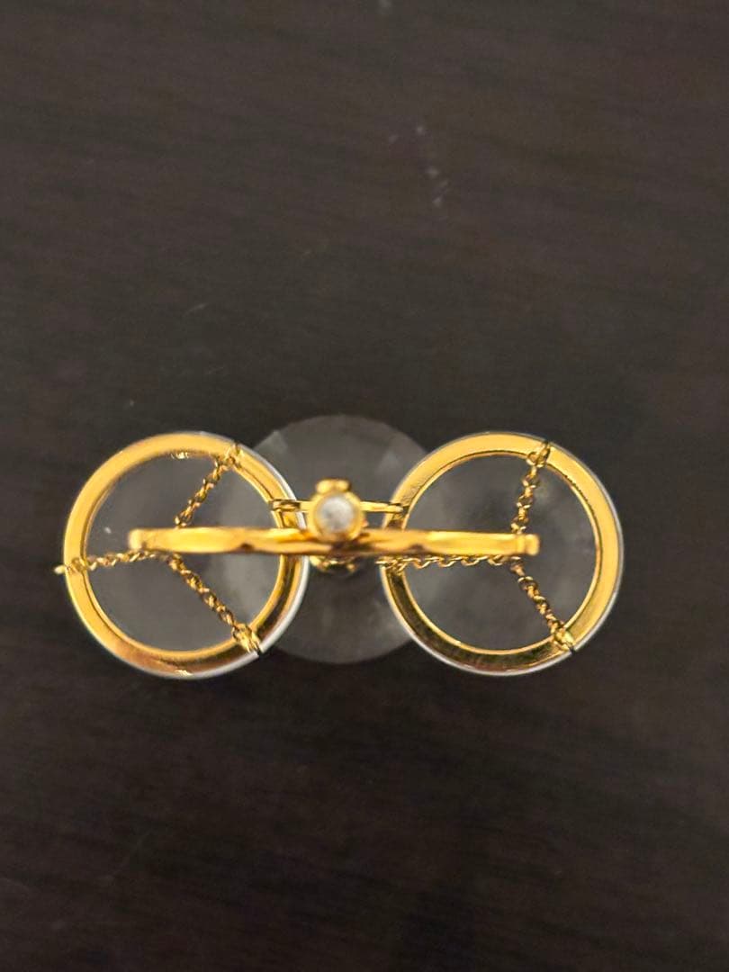 【美品】SWAROVSKI 天秤　置物　箱付き　クリスタル　ゴールド