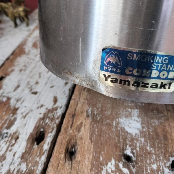 ヴィンテージ ミニマル スモーキングスタンド アッシュトレイ 灰皿 ヤマザキ