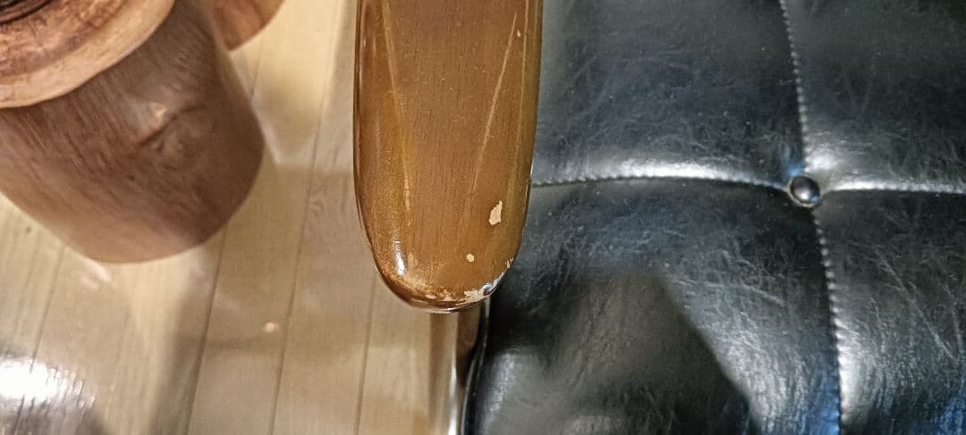 [定価87,450円]カリモク Kチェア レザーソファ 黒 2人掛け