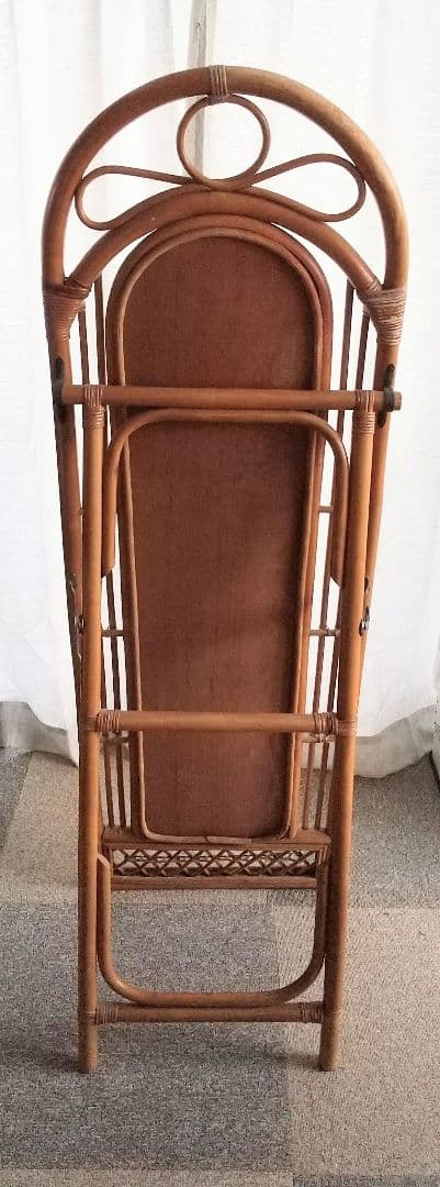 ラタン スタンドミラー　姿見