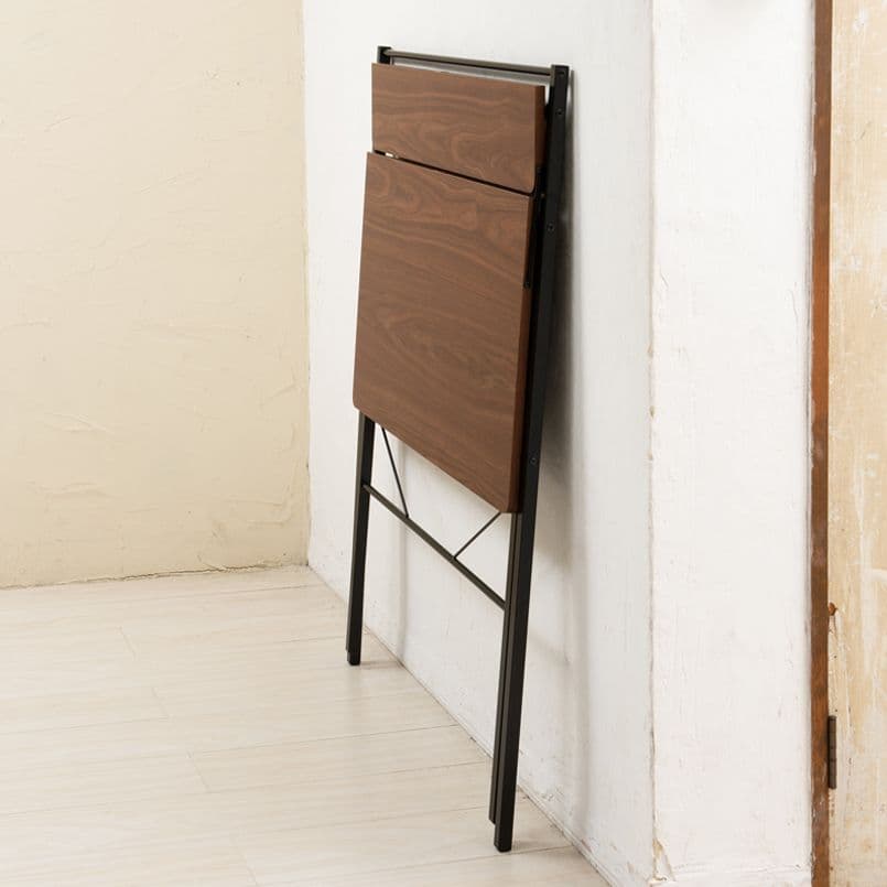 《新品・送料無料》幅80cm◎棚付折りたたみワークデスク テーブル 机 木目