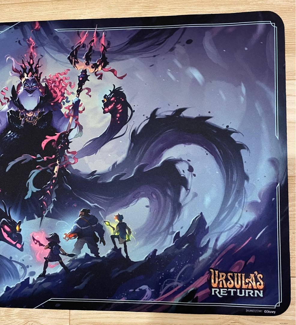 超希少 ロルカナ アースラ チャンピオン プレイマット ディズニー