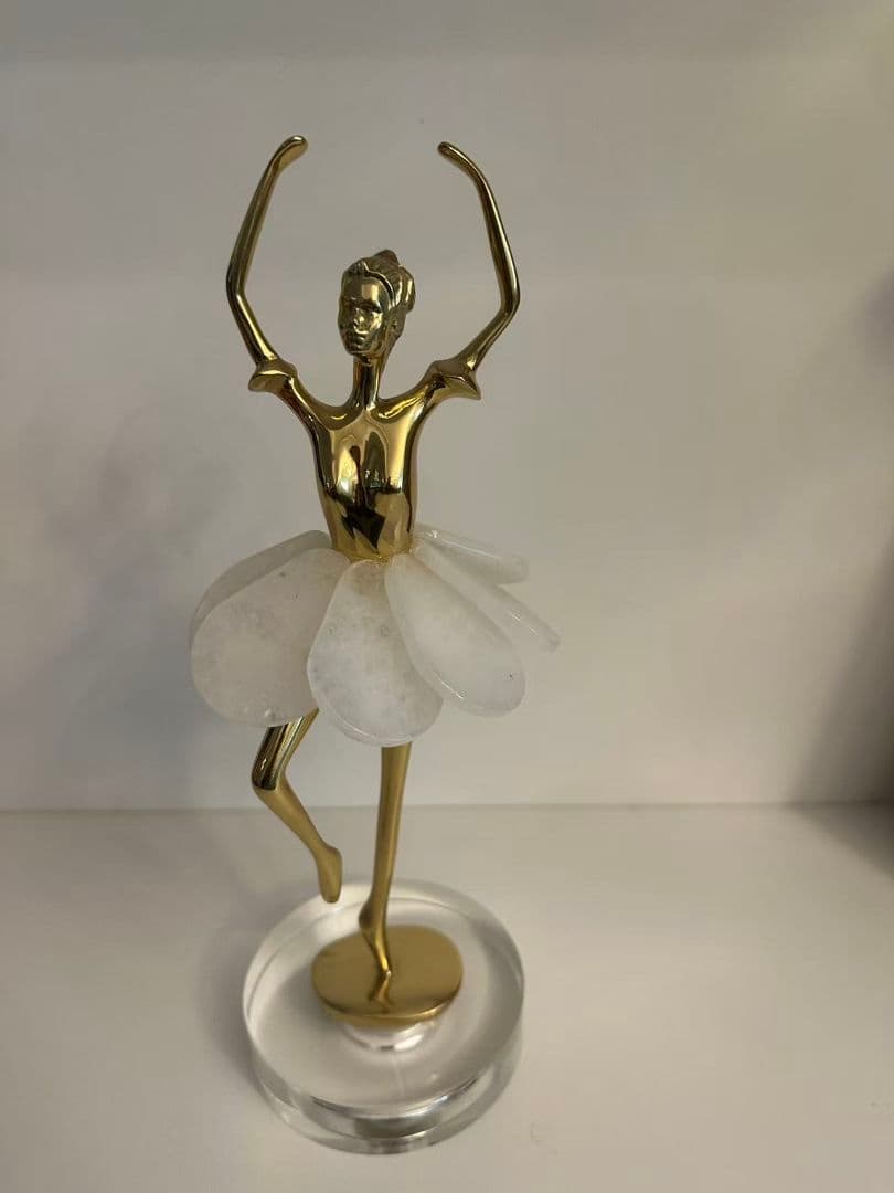 バレリーナ フィギュア ゴールド