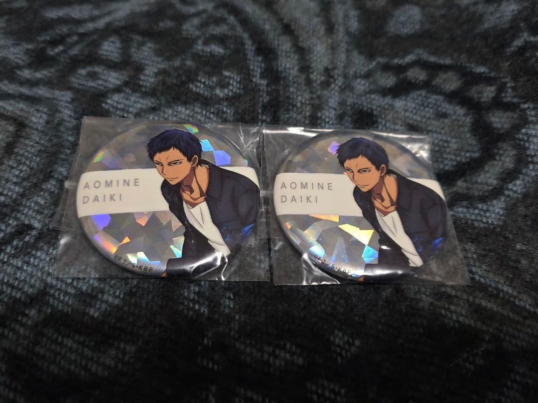 黒子のバスケ 青峰大輝 KUROCORZET 缶バッジ ホログラム ヴィレバン