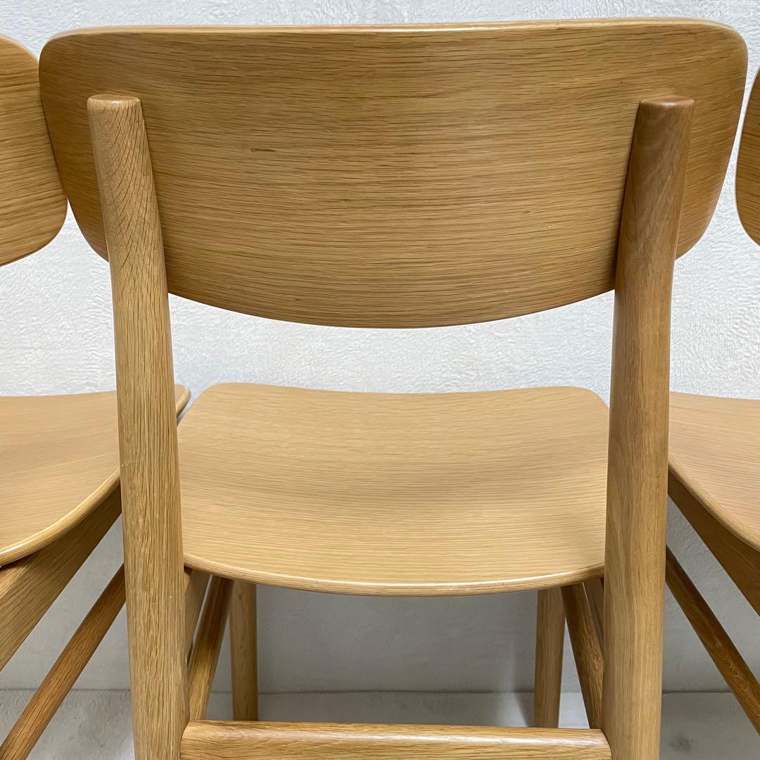【ラスト1脚】③無印良品　オーク材ラウンドチェア