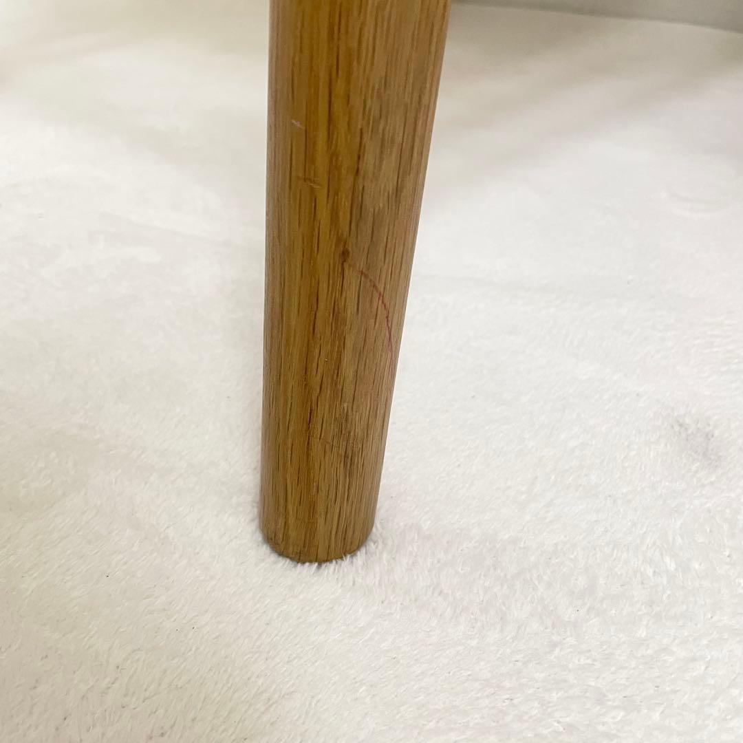 【ラスト1脚】③無印良品　オーク材ラウンドチェア