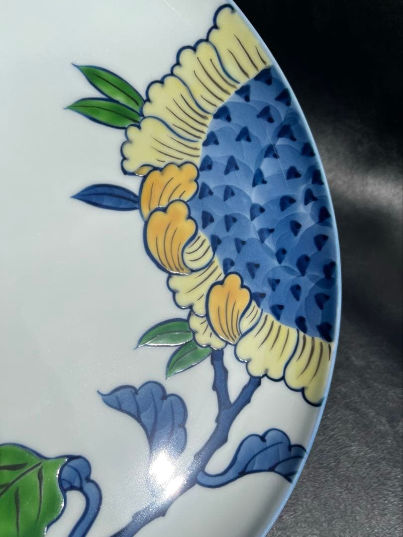 源右衛門 染錦向日葵 ひまわり 楕円皿 大皿 一枚 - メルカリ