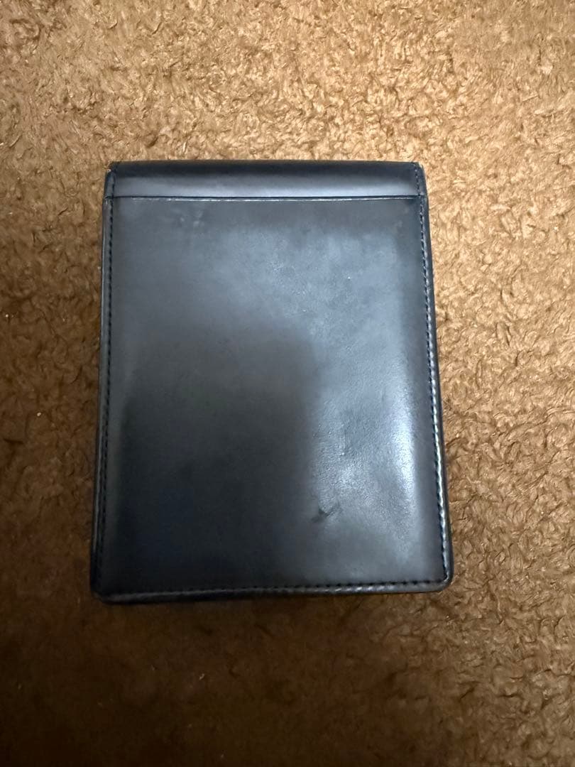 Jean Paul Gaultier 黒 レザー メタルプレート シガレット