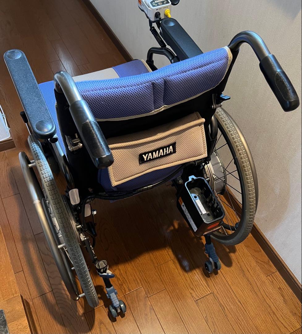 【美品】YAMAHA 軽量型電動車椅子　JWアクティブ　バッテリー2個　充電器付