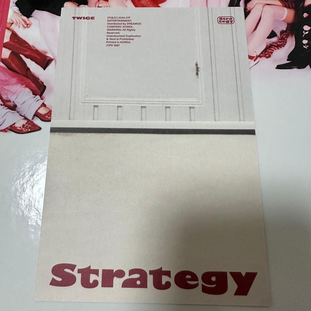 TWICE strategy ミナ 直筆サイン ポストカード - メルカリ