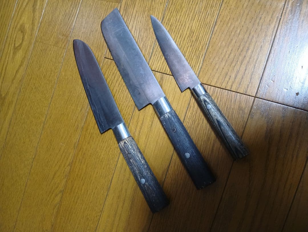 長尾包丁製作所　ビンテージ包丁セット　宏元作