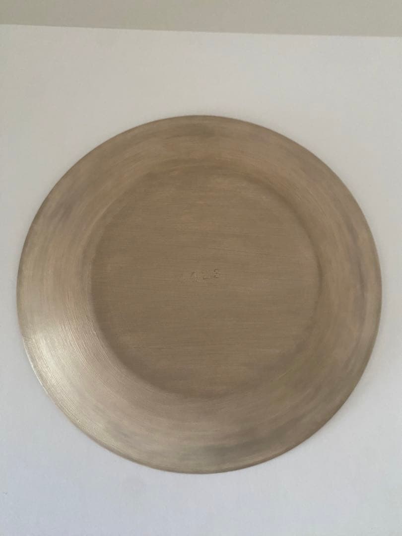 山本美文　白漆　プレート　2点セット　未使用