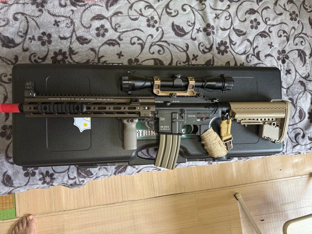 TOKYO MARUI HK416D エアガン スコープ付き
