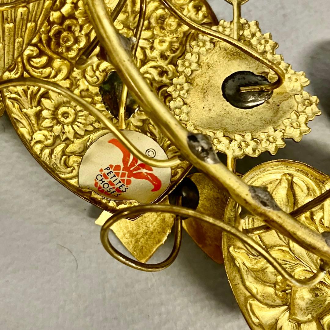 メタル　ハートアンティークリース