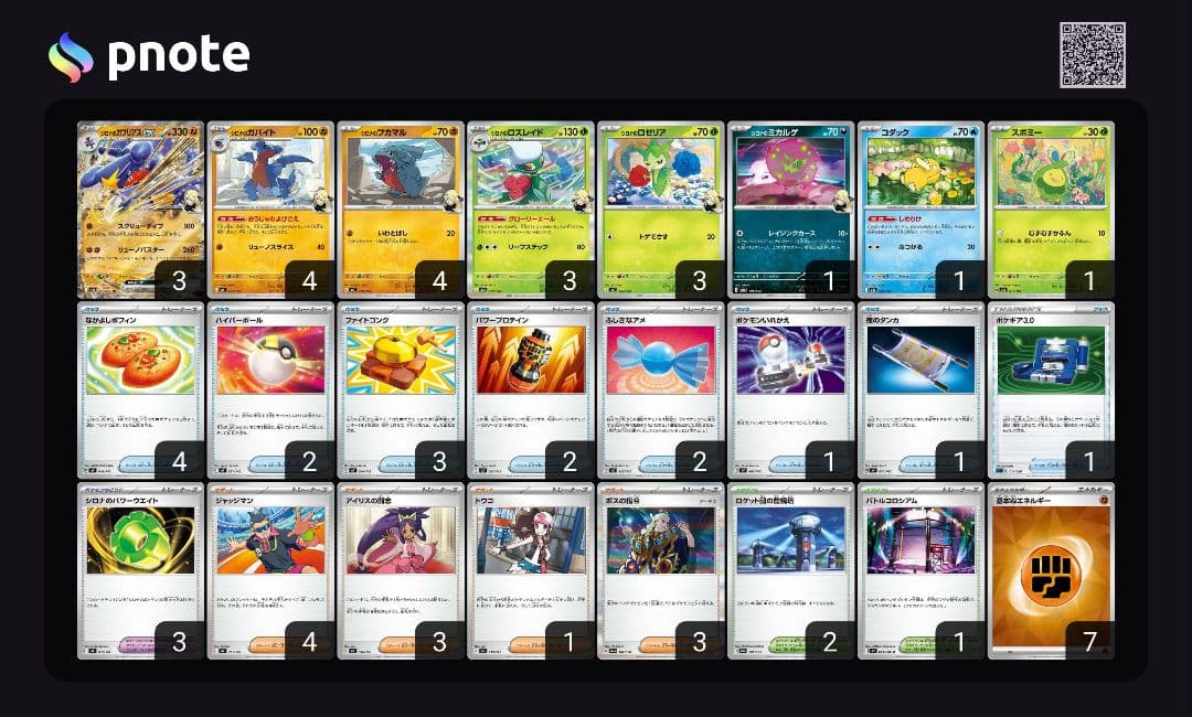 2026最新レギュレーション対応】シロナのガブリアスex 構築済みデッキ