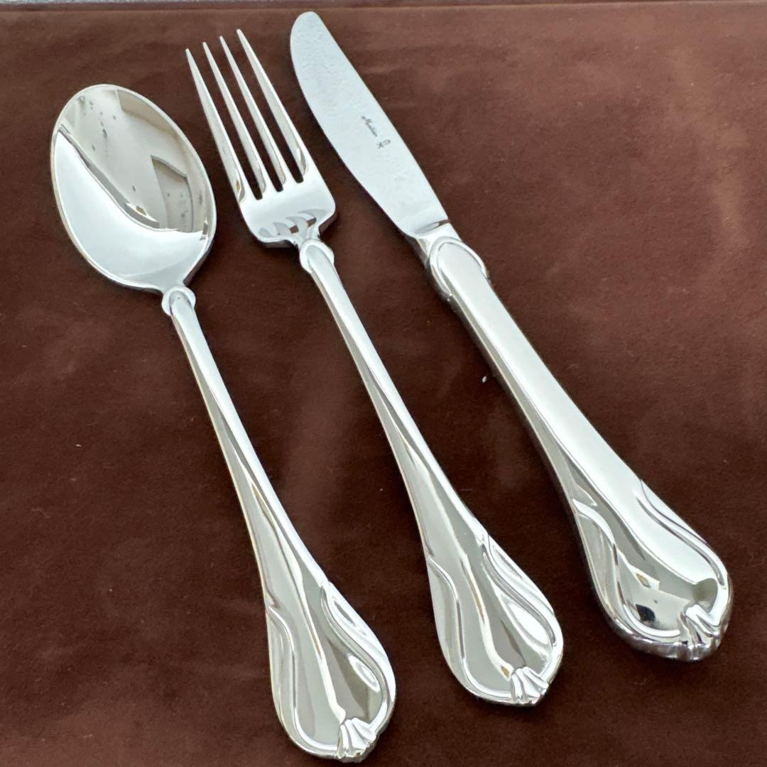 未使用　マーシャン　エクシブル　25-20 最高級ステンレス　カトラリー27本