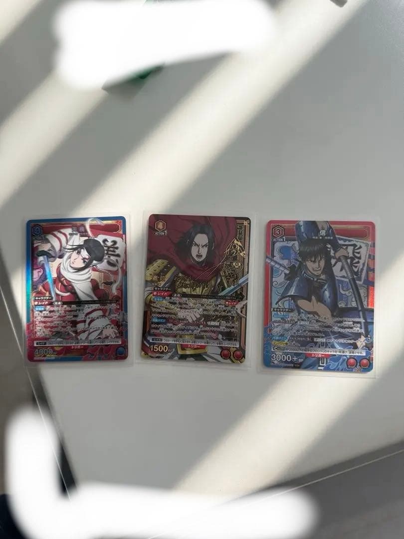 嬴政 パラレル 金泊推し SRセット キングダム ユニオンアリーナ えい