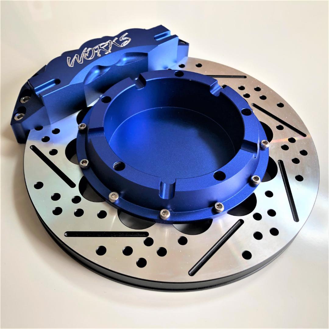 ブレーキキャリパーモチーフの小物入れ アッシュトレー 灰皿　ブルー