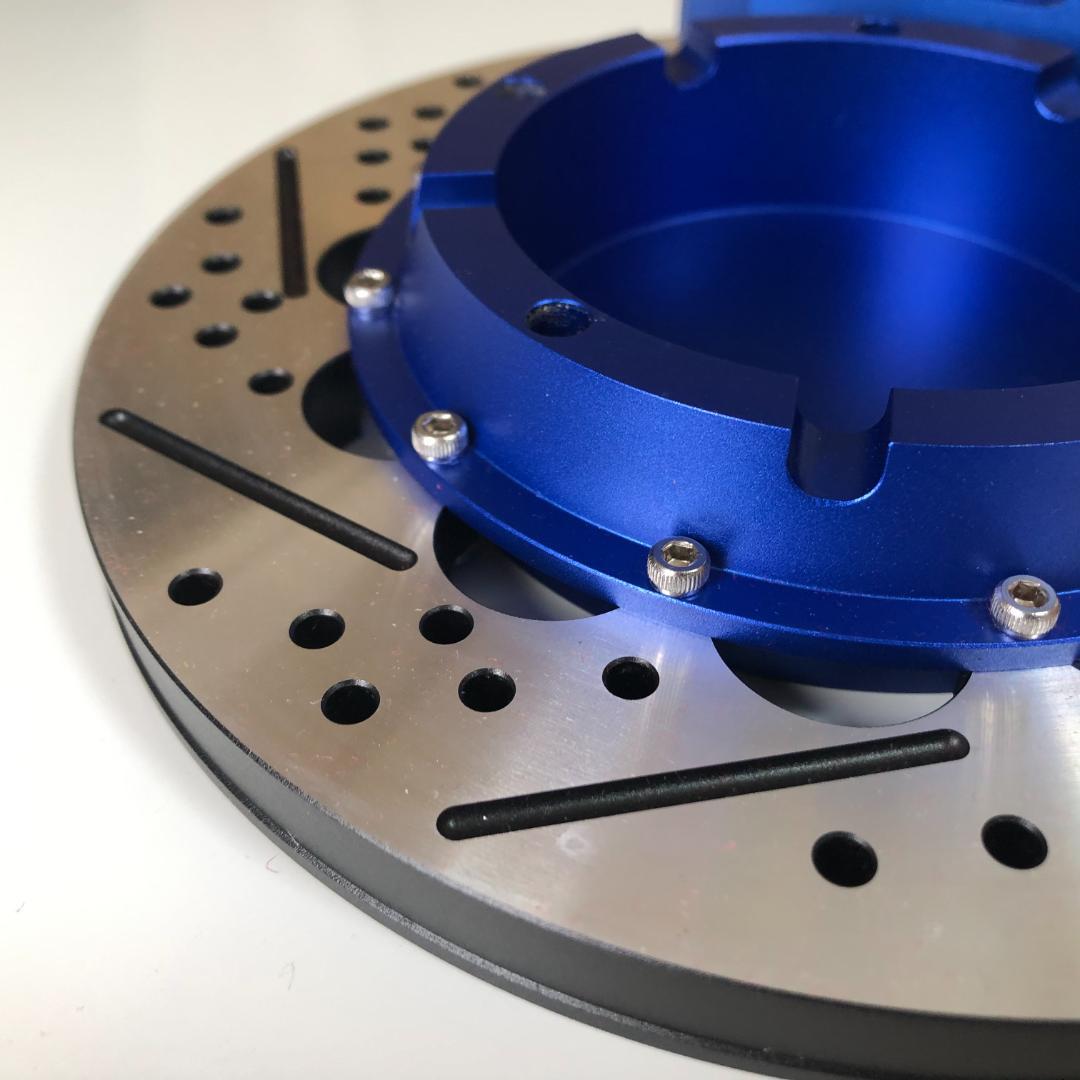 ブレーキキャリパーモチーフの小物入れ アッシュトレー 灰皿　ブルー