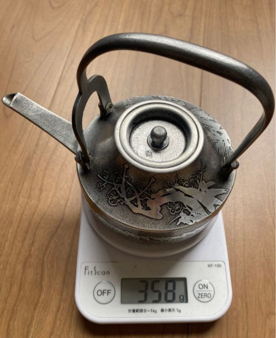 煎茶道具  茶道具  錫壺　稀少品