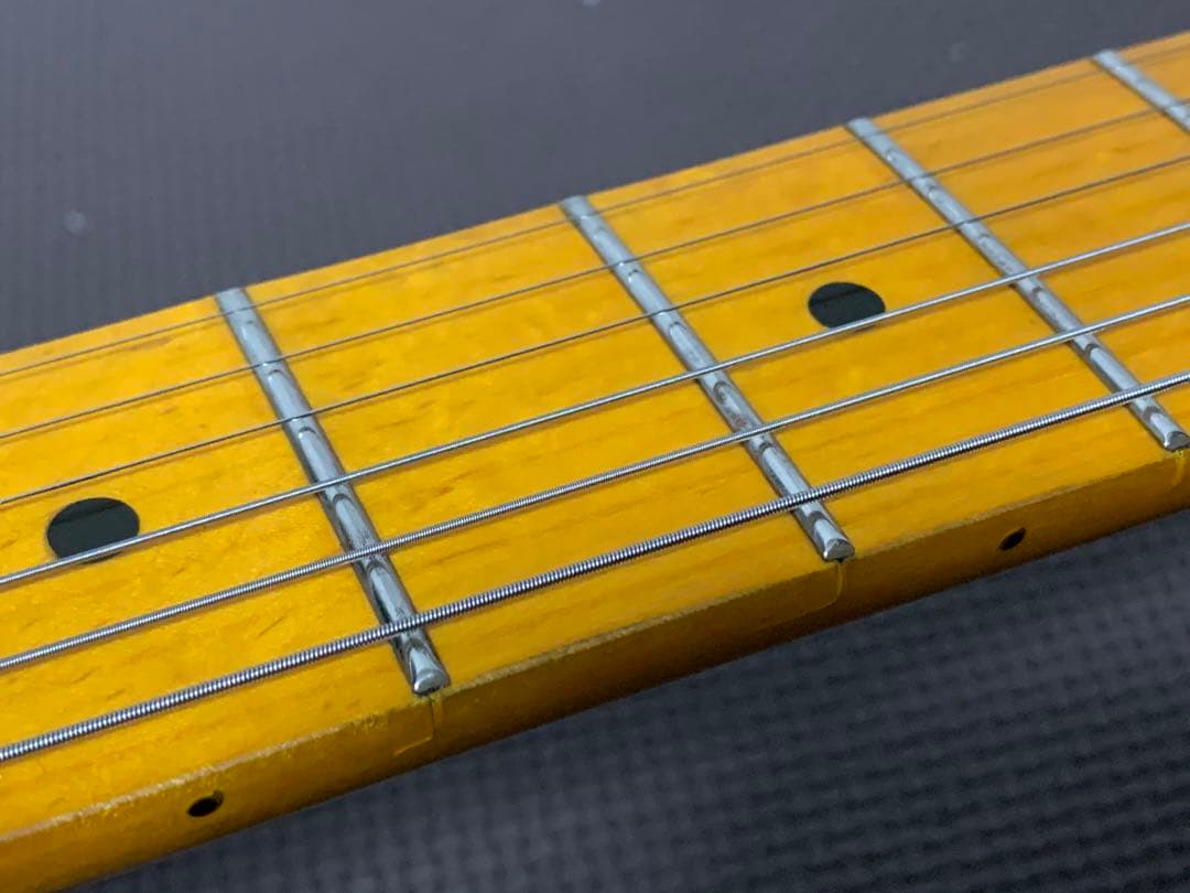 セルダー SELDER ストラト ストラトキャスター メイプル 杢目 青