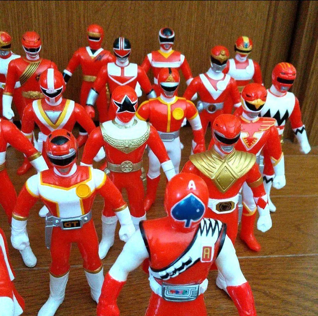 スーパー戦隊 ソフビ 戦隊ヒーロー 25体セット 匿名配送