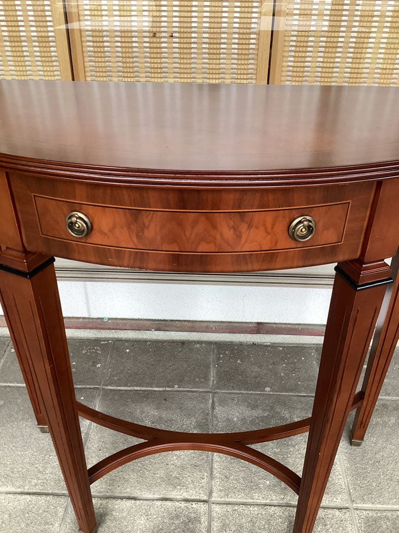 コンソール　テーブル　飾り台　木製　サイドテーブル