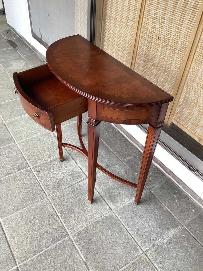 コンソール　テーブル　飾り台　木製　サイドテーブル