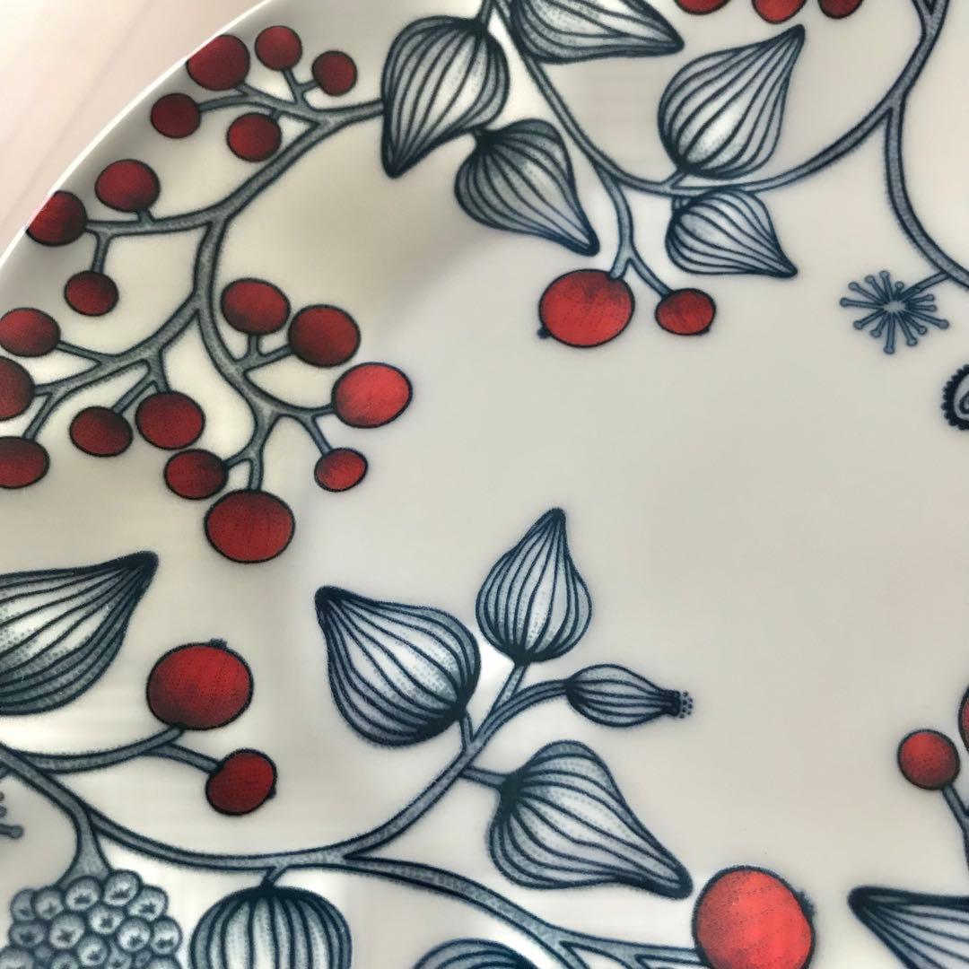 アラビア ルノ フロストベリー プレート 16.5cm 2点 150周年 ロゴ