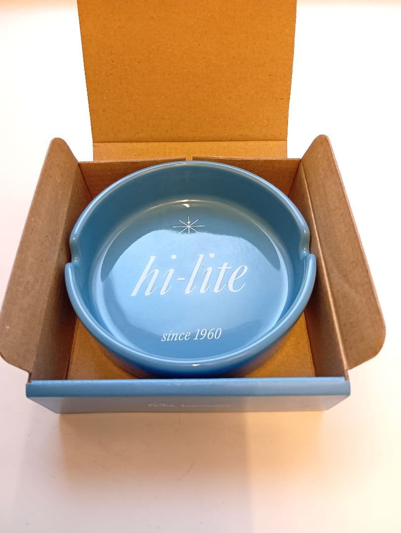 hi-lite ハイライト オリジナル卓上灰皿 65周年記念モデル ブルー
