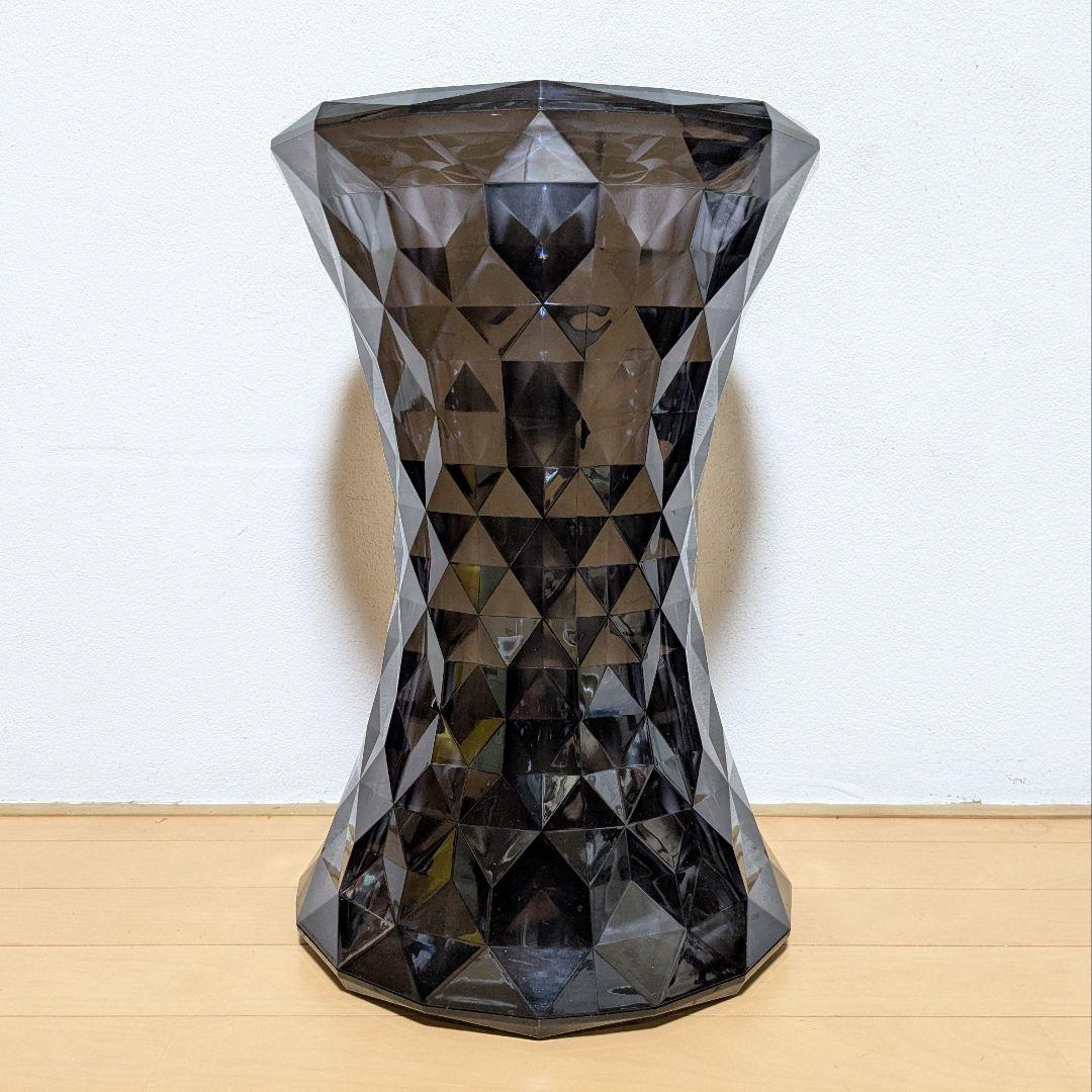 美品 Kartell STONE カルテル ストーン スツール スモーク 2
