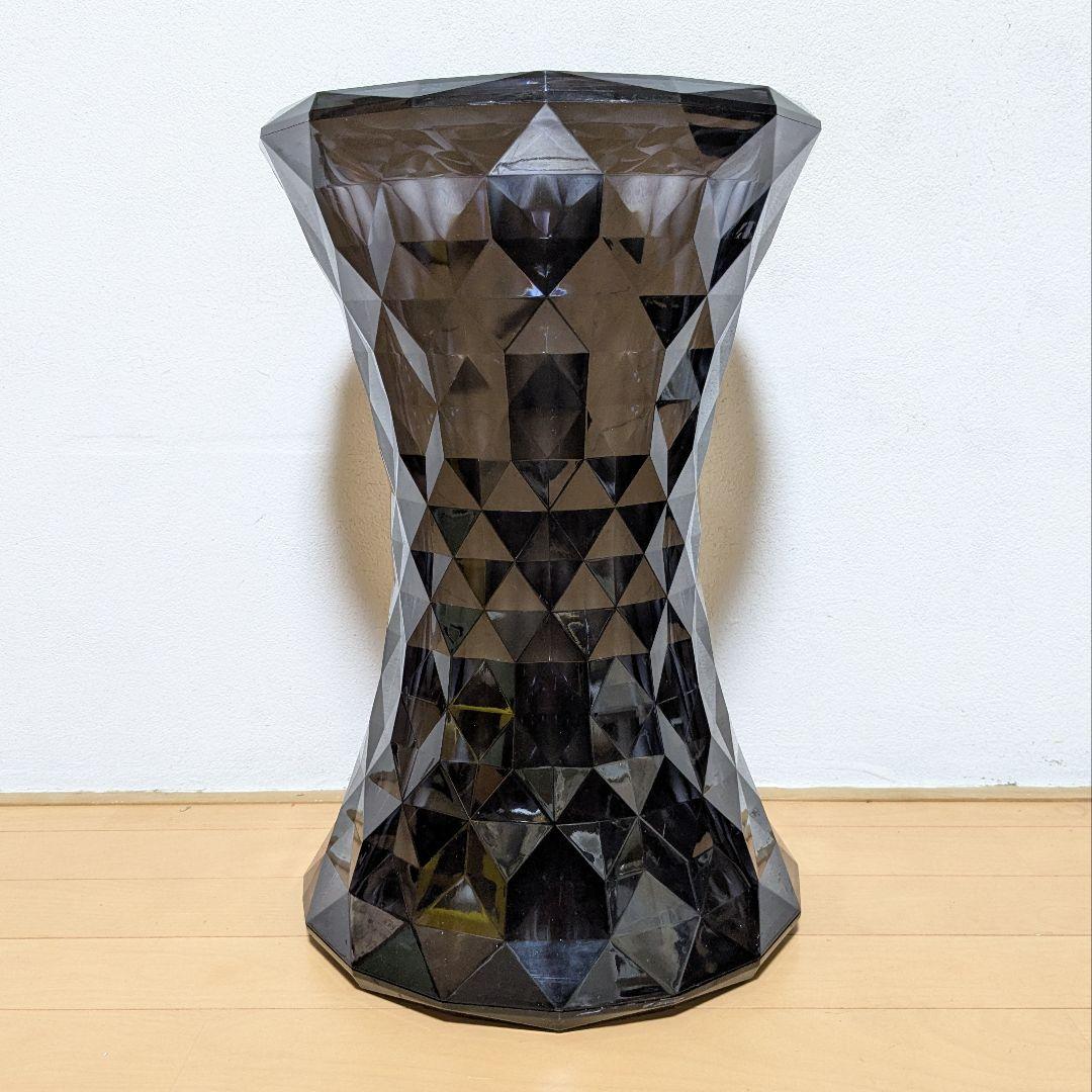 美品 Kartell STONE カルテル ストーン スツール スモーク 2