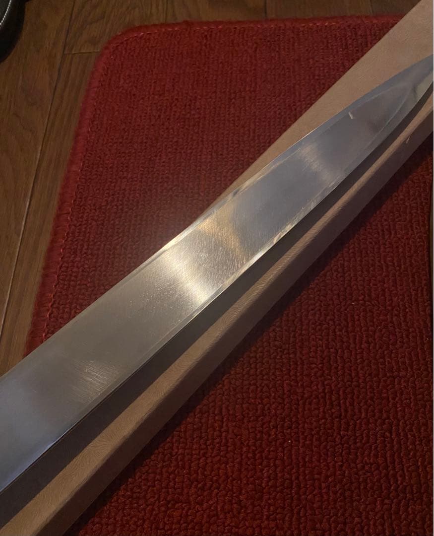 本焼　柳刃包丁　玉名小岱作　尺1寸 波紋あり