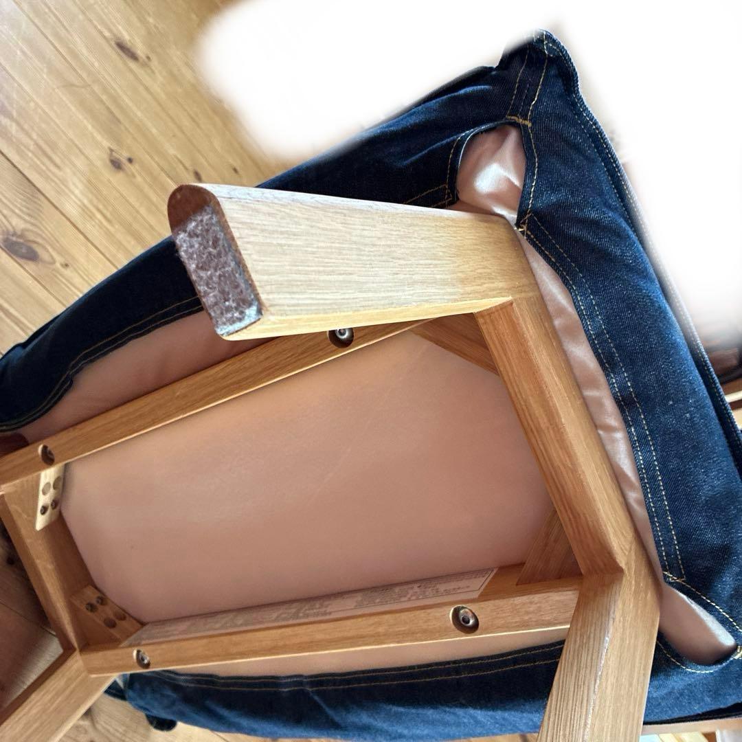 無印良品 オットマン　デニム