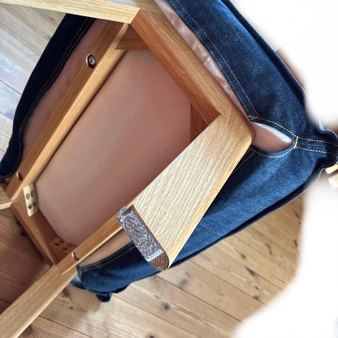 無印良品 オットマン　デニム