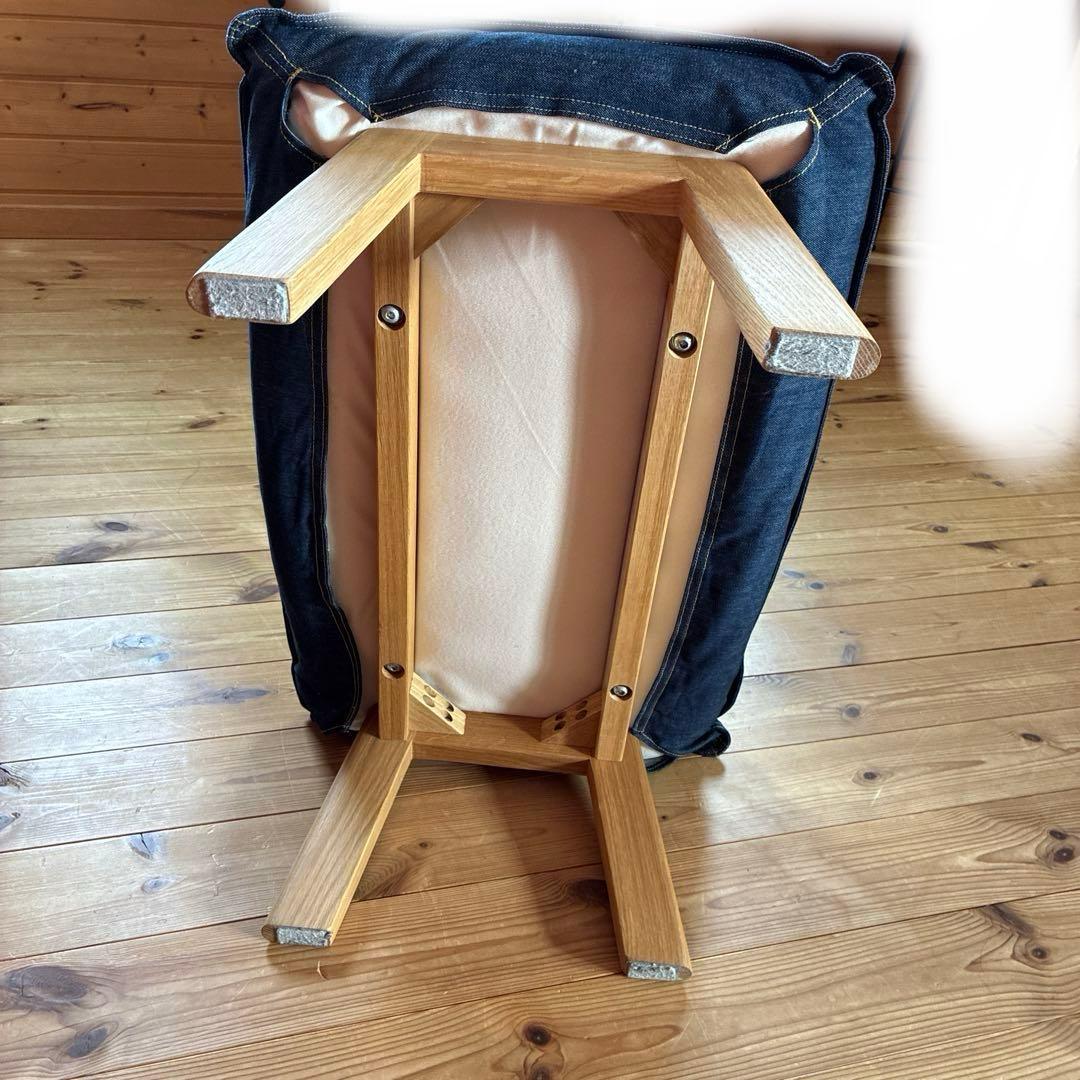 無印良品 オットマン　デニム