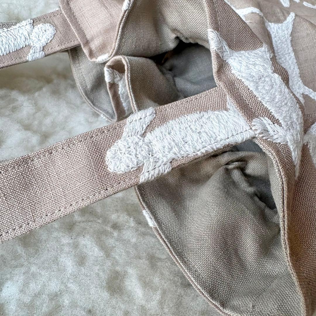 ミナペルホネン生地使用 ✳︎ run run run 巾着バッグ