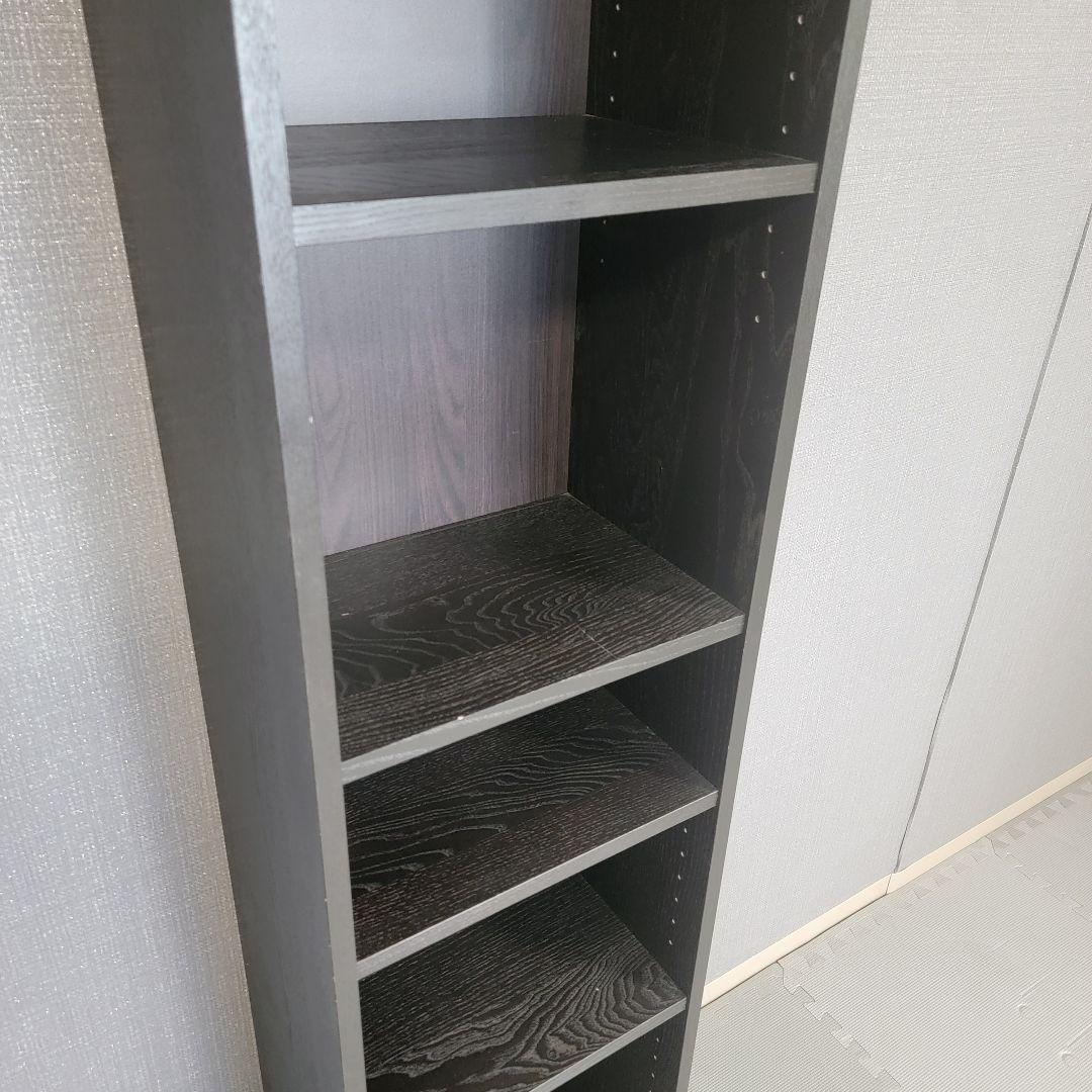 HIRO IKEA BILLY ビリー本棚, ブラック オーク調,