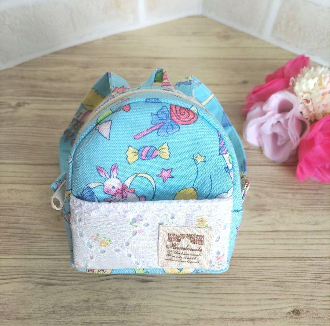 ☆721.リュックサックB メルヘン水色☆ぽぽちゃん 服 - メルカリ