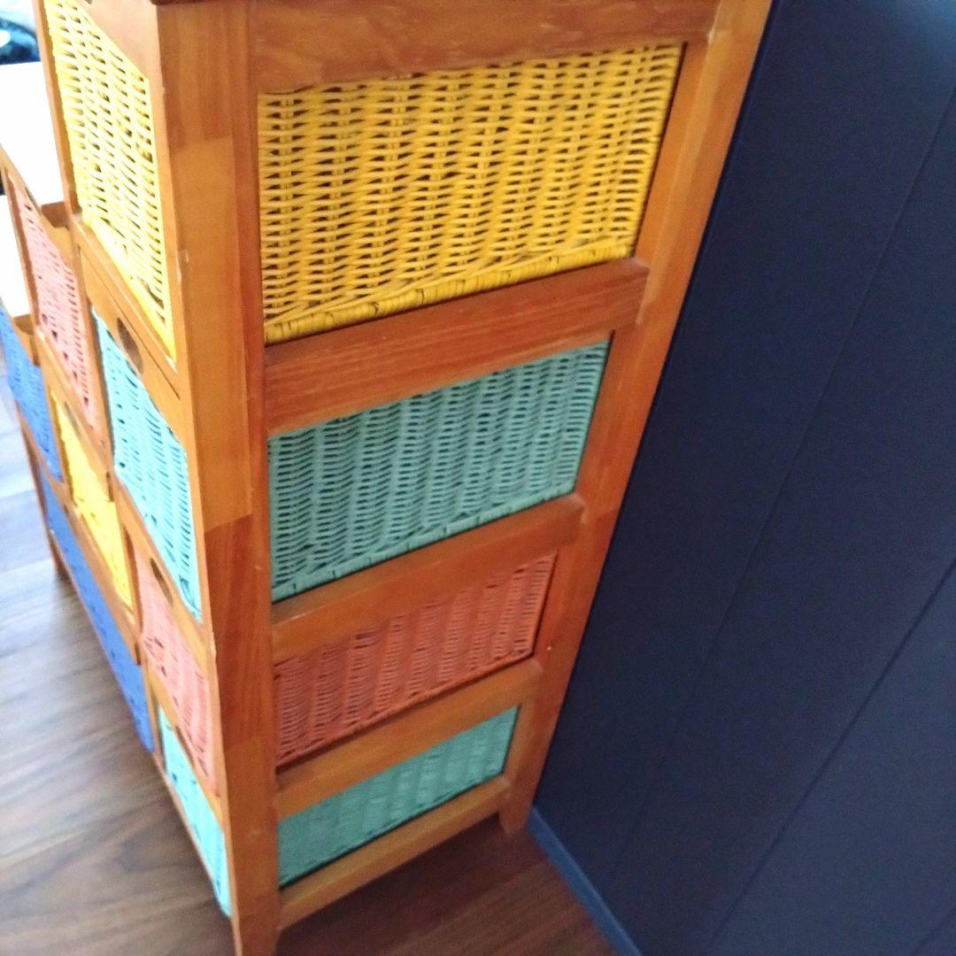 KOIZUMI ラタンチェスト 4段 ラタン 籐家具 コイズミ 家具 小物収納