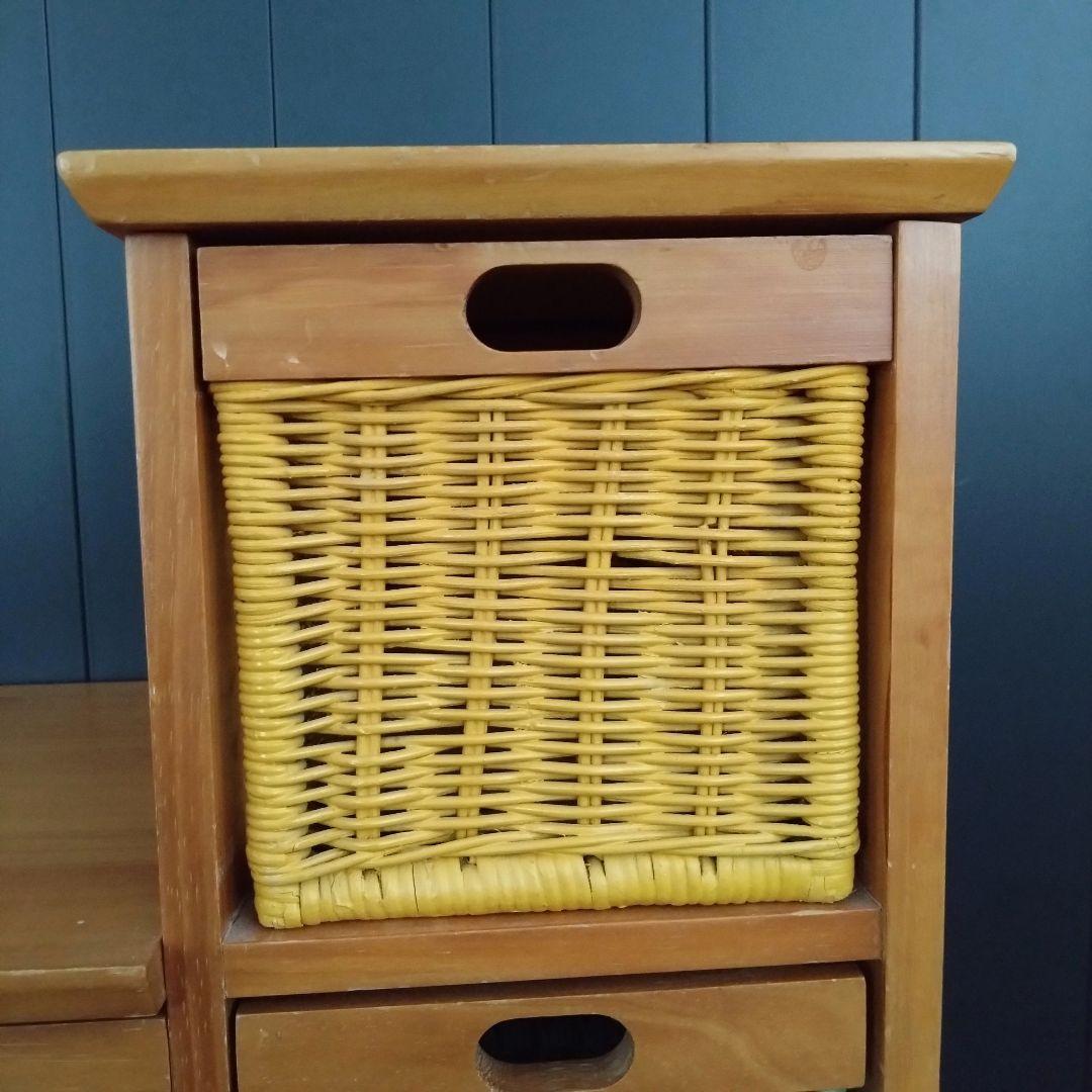 KOIZUMI ラタンチェスト 4段 ラタン 籐家具 コイズミ 家具 小物収納
