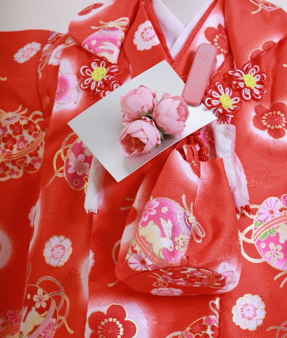 七五三○七五三着物○被布セット○着物セット○被布○着物○女の子○3歳○新品