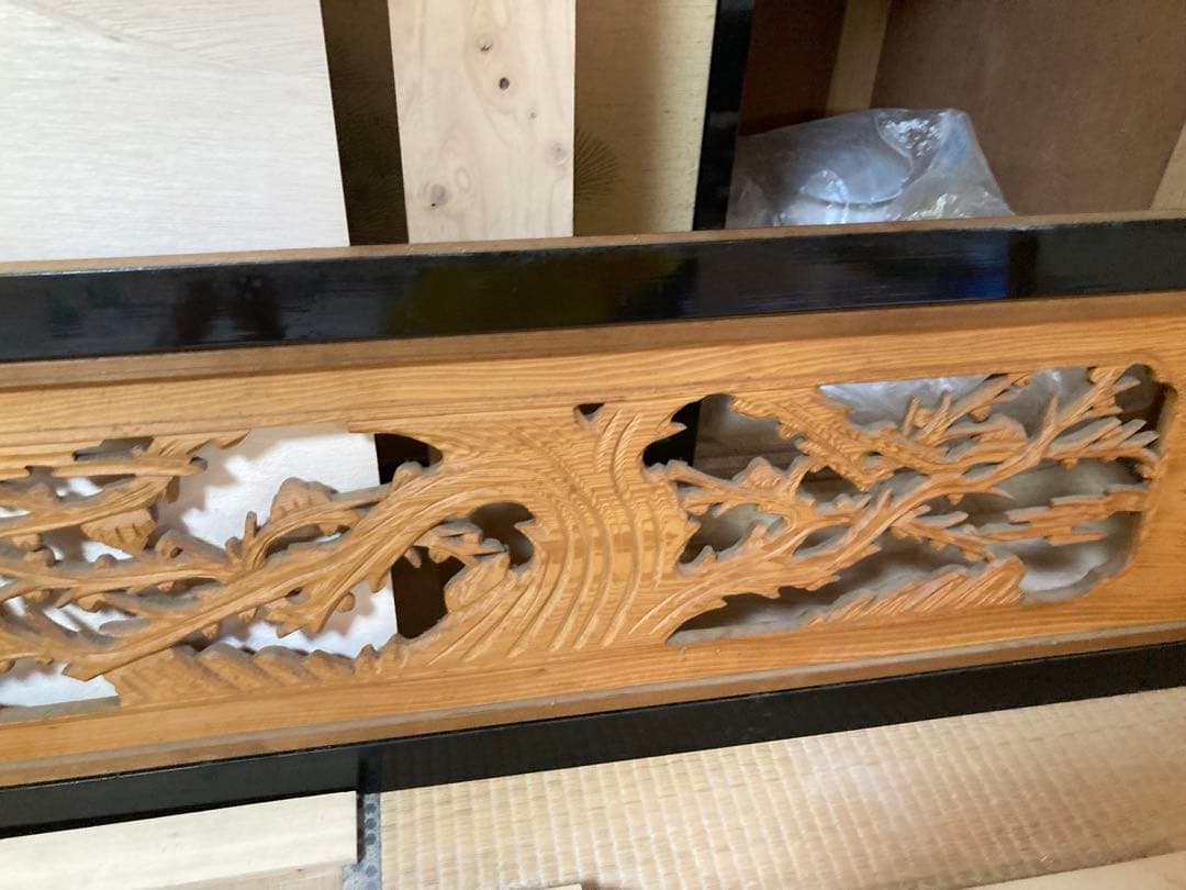 欄間　　松竹梅